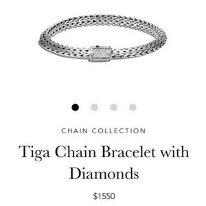 Tiga Chain Bracelet with Diamonds